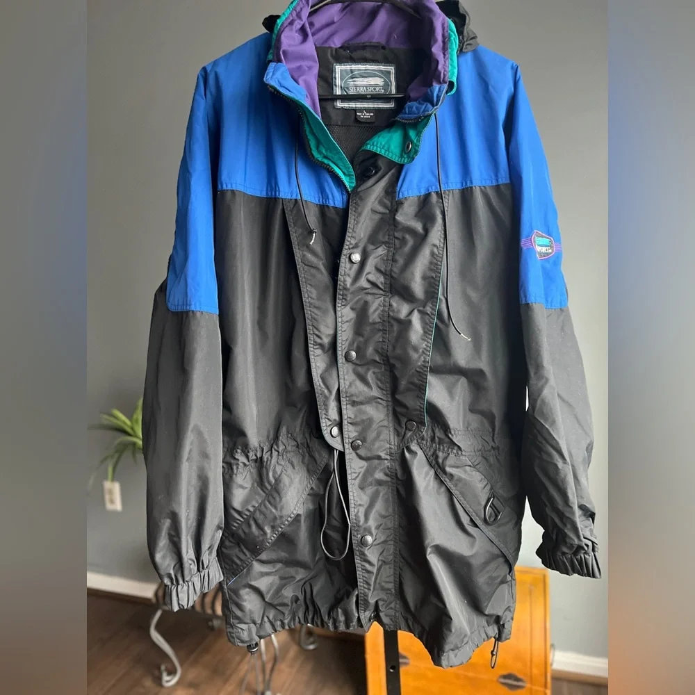 Sierra Sport Women’s Windbreaker Jacket Multicolor Size Large - Picture 2 of 12